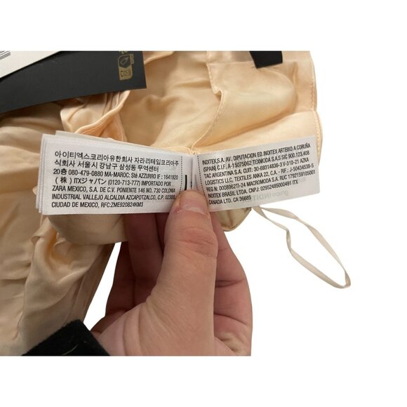 Zara Kate Moss Womens Maxi Skirt S pale pink Satin Blogger Fave 5344/202 NWT - Picture 12 of 16